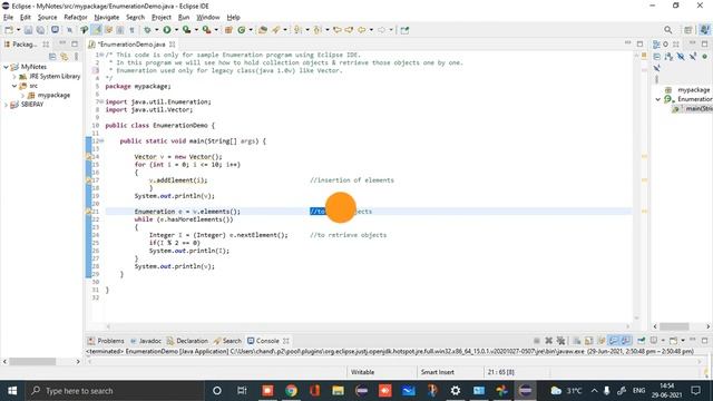 Enumeration Example | Java Collection Concept | Core JAVA Basic Concepts смотреть онлайн
