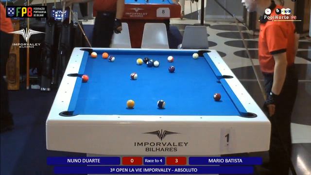 3º Open LaVie Imporvaley Absoluto Grupo D - Nuno Duarte vs Mario Batista смотреть онлайн