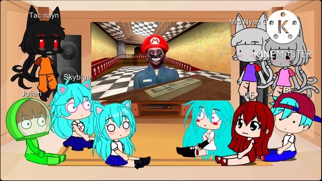 FNF and Julian react to Mario reacts Nintendo memes part 2 re-remake смотреть онлайн