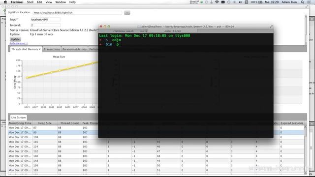 130 k HTTP Sessions With -Xmx512m and Glassfish смотреть онлайн