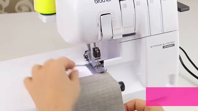Тест оверлока Brother HF4000ST. смотреть онлайн