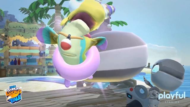Lady Meowmelade Intro - New Super Lucky's Tale смотреть онлайн