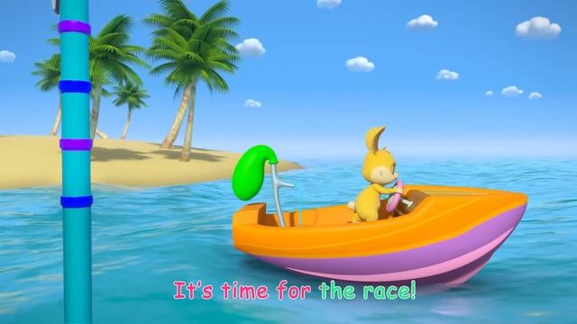 Balloon Boat Race (Animal Edition) | CoComelon Nursery Rhymes & Kids Songs