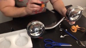 «Люстра» для мотоцикла. Дополнительное освещение, козырьки на фары и правильное подключение.