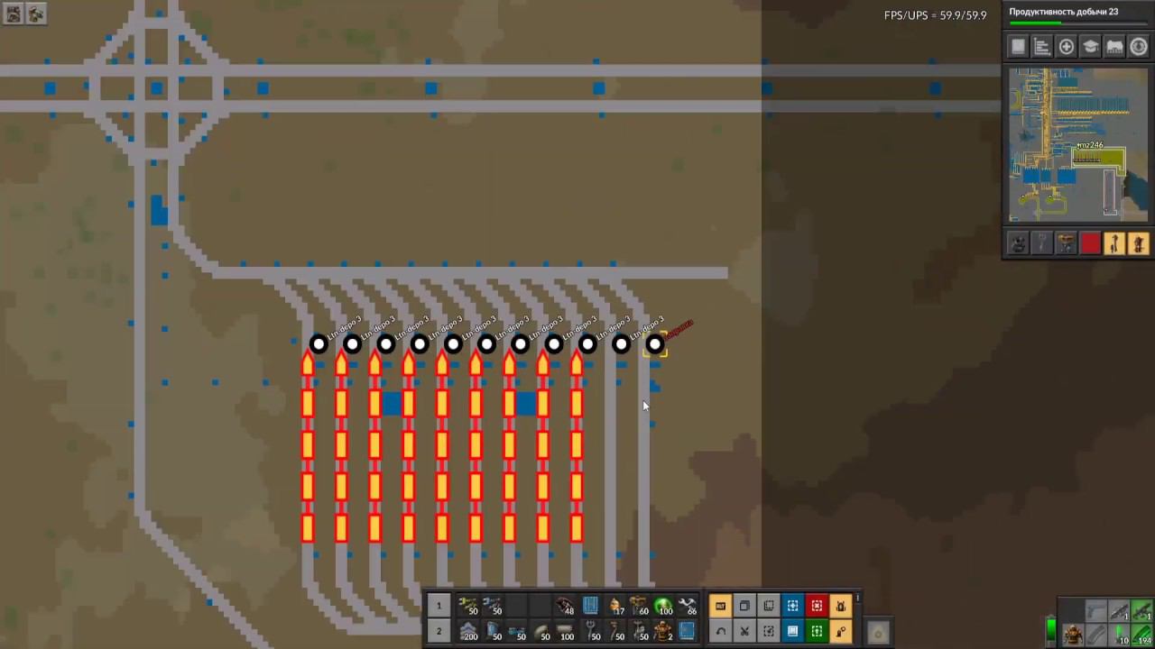 Factorio #5 Гайд для новичков: Мод LTN (Logistic Train Network) 4 важных нюанса смотреть онлайн