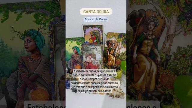 Carta do Dia - Rainha de Ouros #tarot #taro #despertar #cartadodia #conselhodotarot смотреть онлайн