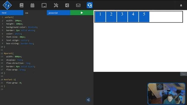 Flexbox CSS - Grow смотреть онлайн