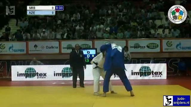 Judo 2012 Grand Prix Baku: Nefedov (SRB) - Mehdiyev (AZE) [-81kg]