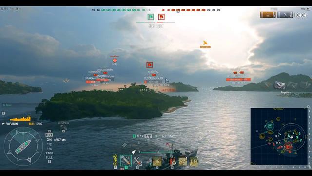 World of Warships 0.6.13.1: Fubuki Battle 04 смотреть онлайн