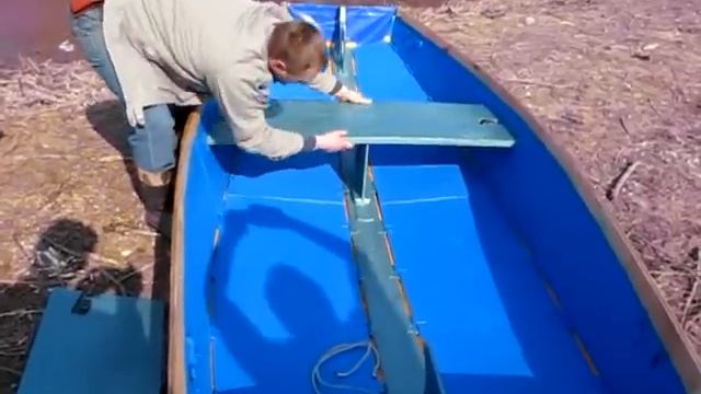 Разборная самодельная лодка. Homemade folding boat смотреть онлайн