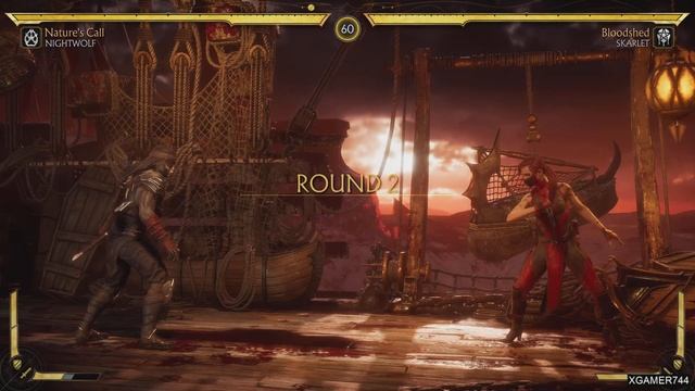 Mortal Kombat 11 - Nightwolf Vs. Skarlet (VERY HARD) смотреть онлайн