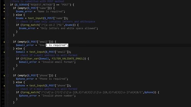 HTML/PHP Contact Form Tutorial with Validation and Email Submit смотреть онлайн