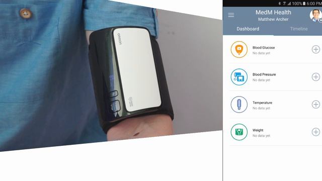 Connecting Omron Evolv (Bluetooth blood pressure monitor) with MedM Health app смотреть онлайн
