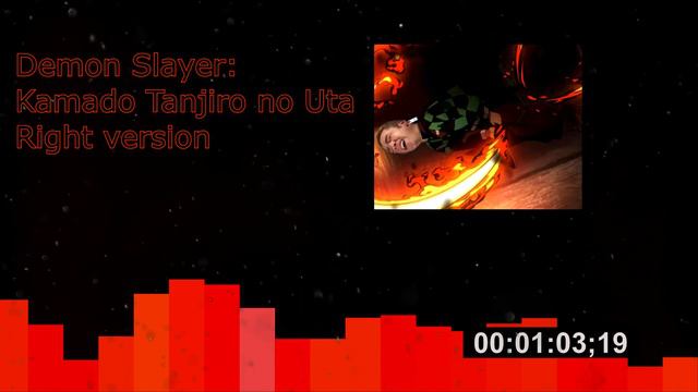 Demon Slayer - Kamado Tanjiro No Uta ♂【RIGHT VERSION】♂ Gachi Remix/4K