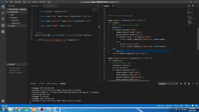 MySQL database with Python Part-5 - Login With Dummy data смотреть онлайн