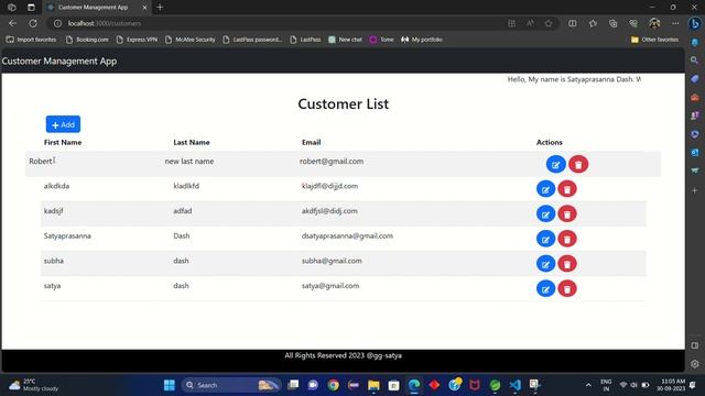 Customer Management App || Java, Spring boot, PostgreSQL React JS || Full Stack web application смотреть онлайн