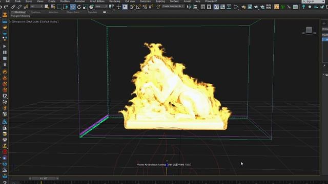 Симуляция огня в 3D-Max смотреть онлайн