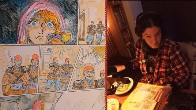 Traditional comic artist works in real time [Quiet Focus, Body Double] смотреть онлайн