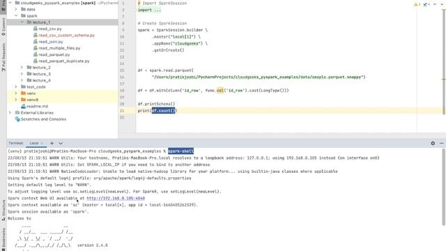 Lecture - 5 | deep dive into spark fundamentals | spark session | spark context смотреть онлайн