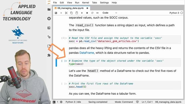 Loading data into pandas DataFrames смотреть онлайн