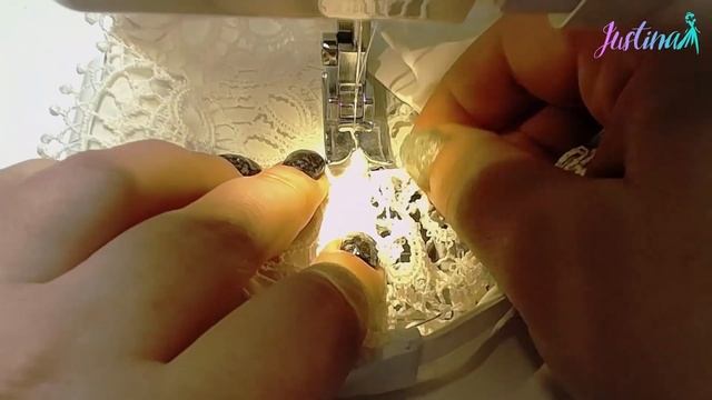 Белая блуза с кружевом. 4 этап. Пошив. Часть 2 смотреть онлайн