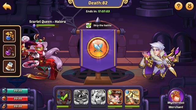 Idle Heroes: SQH Aspen Dungeon Clear - Death 50-100 смотреть онлайн