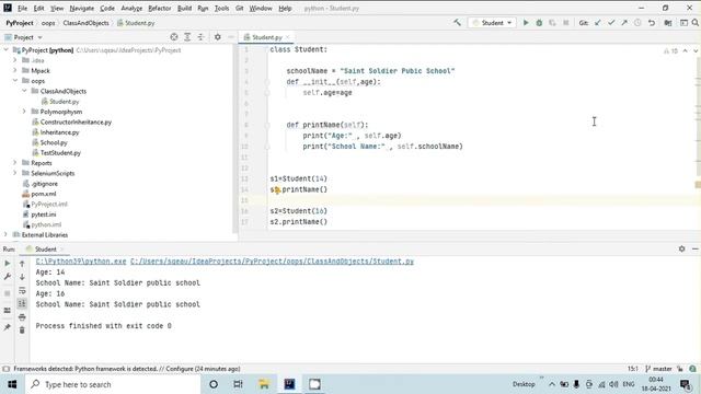 #25 Static and Class Variable in Python смотреть онлайн