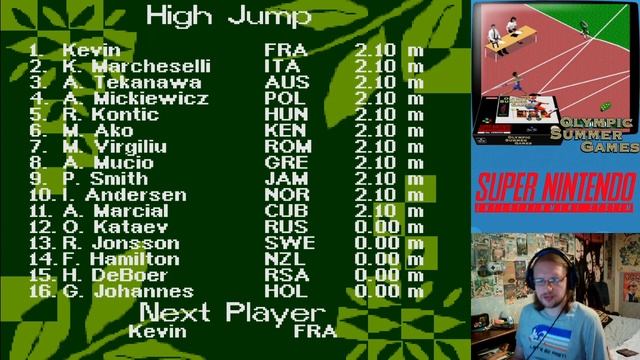 Olympic Summer Games: Atlanta 1996 (Super Nintendo - 1996) [Les J.O. de Satanos] смотреть онлайн