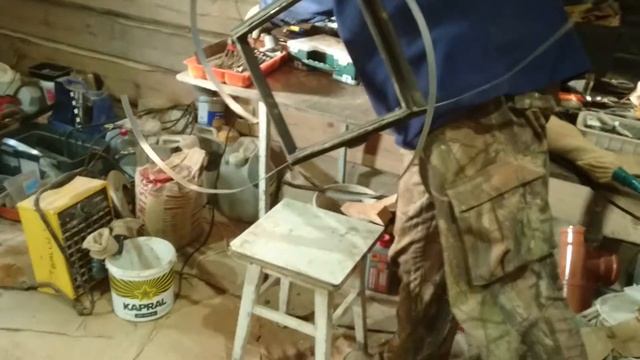 Очень надёжные крепления топочной дверки. смотреть онлайн