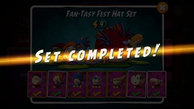 Angry birds 2 ab2 Fan-tasty fest hat set collection completed смотреть онлайн