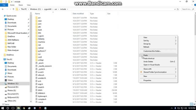 How to add HEADER file in NetBeans IDE with cygwin. смотреть онлайн