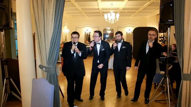 Живая музыка на презентацию без микрофонов Вокальный квартет смотреть онлайн