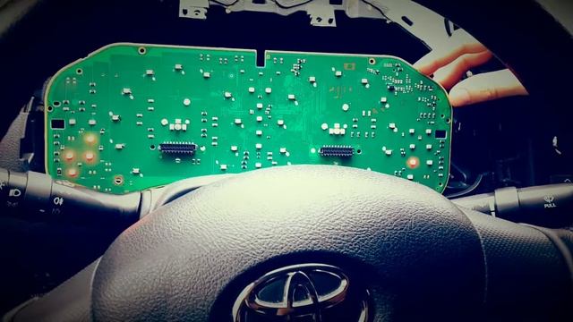 Пересвет приборной панели Тойота. Led тюнинг! смотреть онлайн