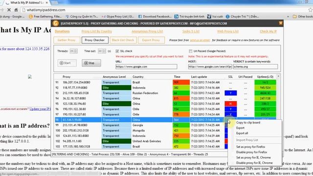 Free Proxy Scraper - Best ever seen before - GatherProxy 5.5 смотреть онлайн