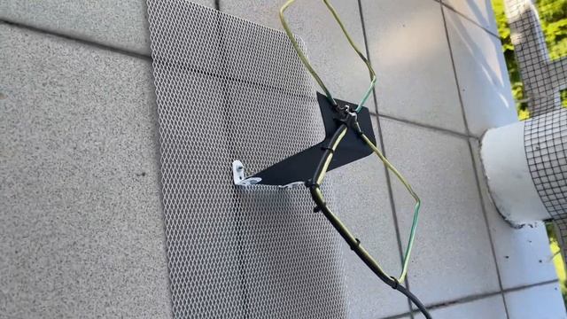 Антенна Харченко с рефлектором из сетки для автомобильного радиатора смотреть онлайн
