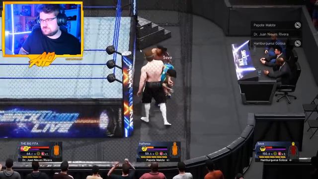 NOS DAMOS DE PALOS XDDD 😂🤜 I WWE NEFARIUS смотреть онлайн