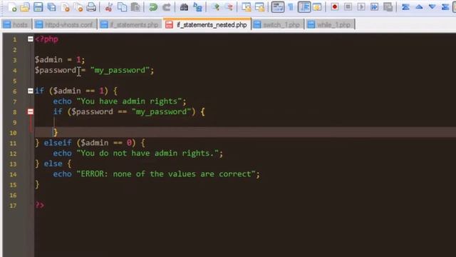 04 PHP Nested If Statements смотреть онлайн