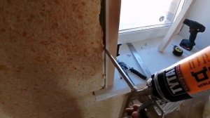 Установка откосов из сендвич панелей по системе монблан