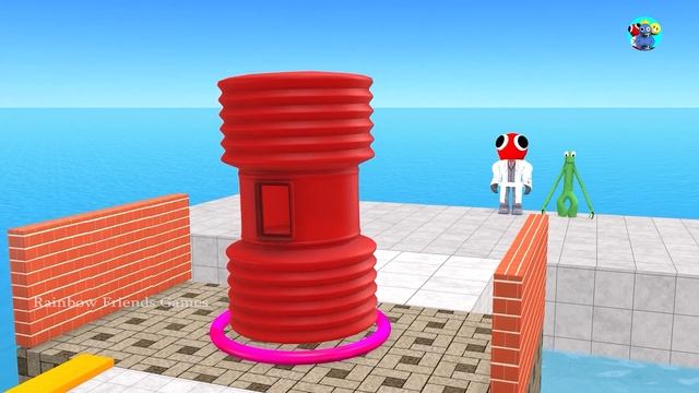 Choose The Right Door With Tire Rainbow Friends Roblox Game Mystery Door With Rainbow Friends Roblo смотреть онлайн