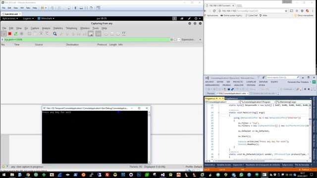 Using Xploit Core for TCP Packet injection смотреть онлайн