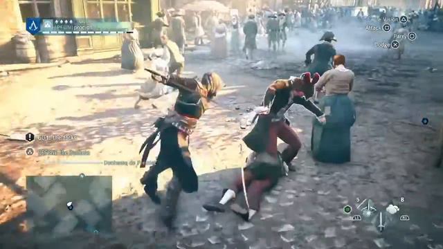 Assassin's Creed Unity Arno's Sword Flourish Twirl Glitch смотреть онлайн