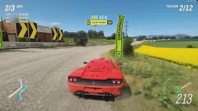 Forza Horizon 4 | HIGHLAND FARM SCRAMBLE | Ferrari F50 WP смотреть онлайн