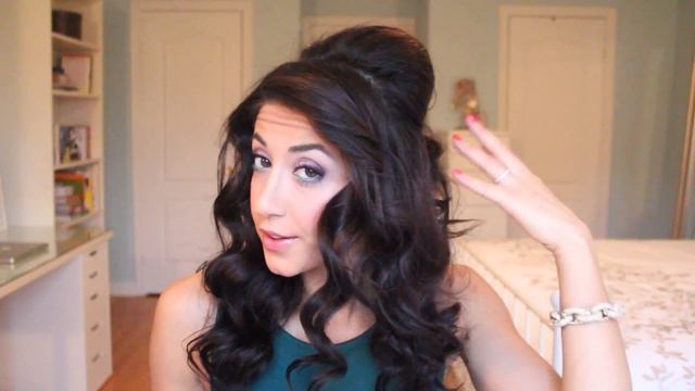 Glam Holiday Side Updo