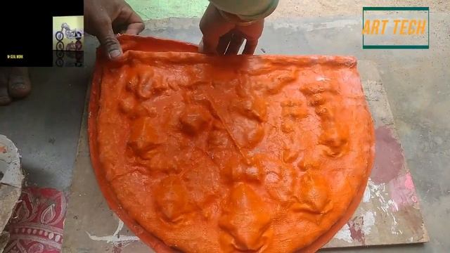 Fiberglass Casting From Rubber Mold with Paint | Detail Process | Art Tech смотреть онлайн