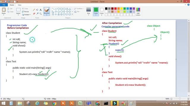 default Constructor in java смотреть онлайн