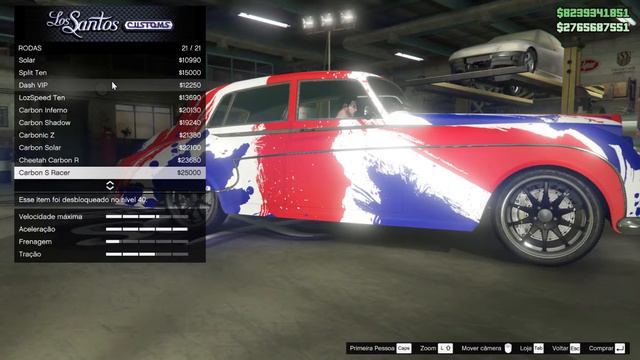 GTA V ONLINE- Tunando o Novo carro Enus Stafford! смотреть онлайн