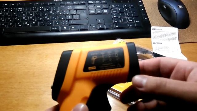 Видео обзор пирометра Benetech GM 300 смотреть онлайн