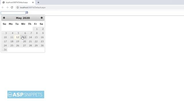 Using jQuery DatePicker in ASP.Net смотреть онлайн