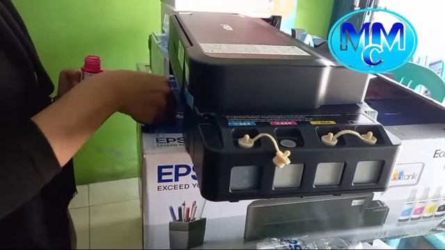 Setting Printer Epson L121//Review Cara Pasang Printer Epson Ecotank L121