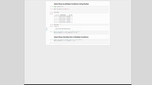 How to select Rows by Multiple Conditions Using Pandas. Python micro video смотреть онлайн